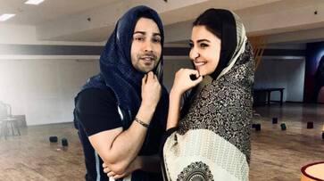 VARUN  DHAWAN WORE SAREE WITH  ANUSHKA SHARMA