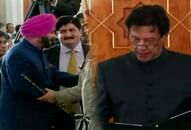 Imran Khan sworn in Pakistan Prime Minister Navjot Singh Sidhu attends oath ceremony