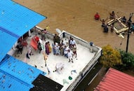 Kerala floods: IAF Mi-17 helicopter rescues people