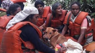 Kerala floods woman refuses rescue without her pet dogs in thrissur