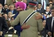 Navjot Singh Sidhu Pakistan hug General Bajwa controversy Imran Khan Oath ceremony