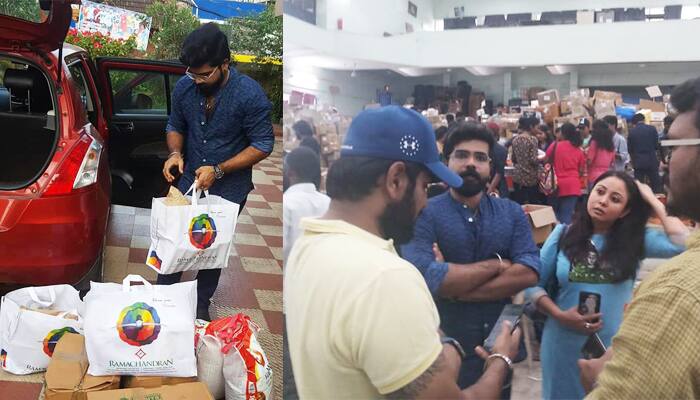 flood relief from bigg boss contestant