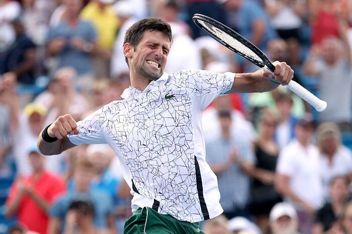 Novak Djokovic Roger Federer Cincinnati title Kiki Bertens Simona Halep Tennis