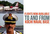 Kerala floods Flights resume  Kochi naval base Video