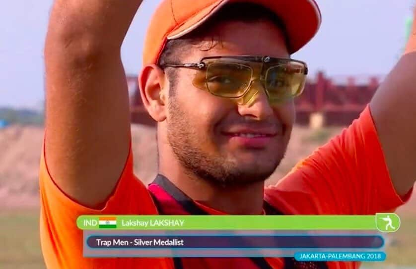 Asian Games 2018 Teenager Lakshay Sheoran Wins Silver In Mens Trap