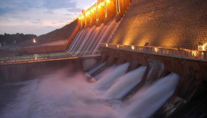 vagai dam waterlevel raises