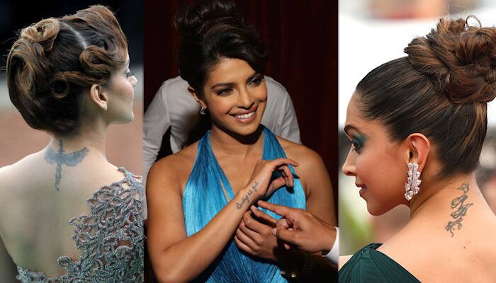 Bollywood celebrities' tattoos Priyanka Chopra