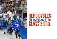 Hero Cycles gift Class 2 girl Tamil Nadu Kerala flood relief