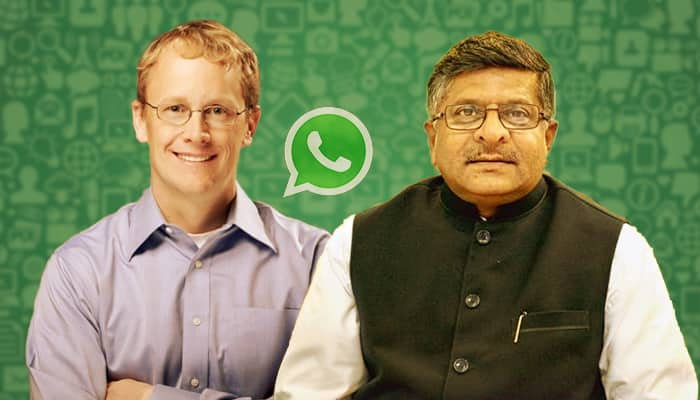 here's what the IT Minister and WhatsApp CEO discussed