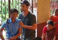 Sushant Singh Rajput fulfils blind kid's dream during Kizie Aur Manny shoot