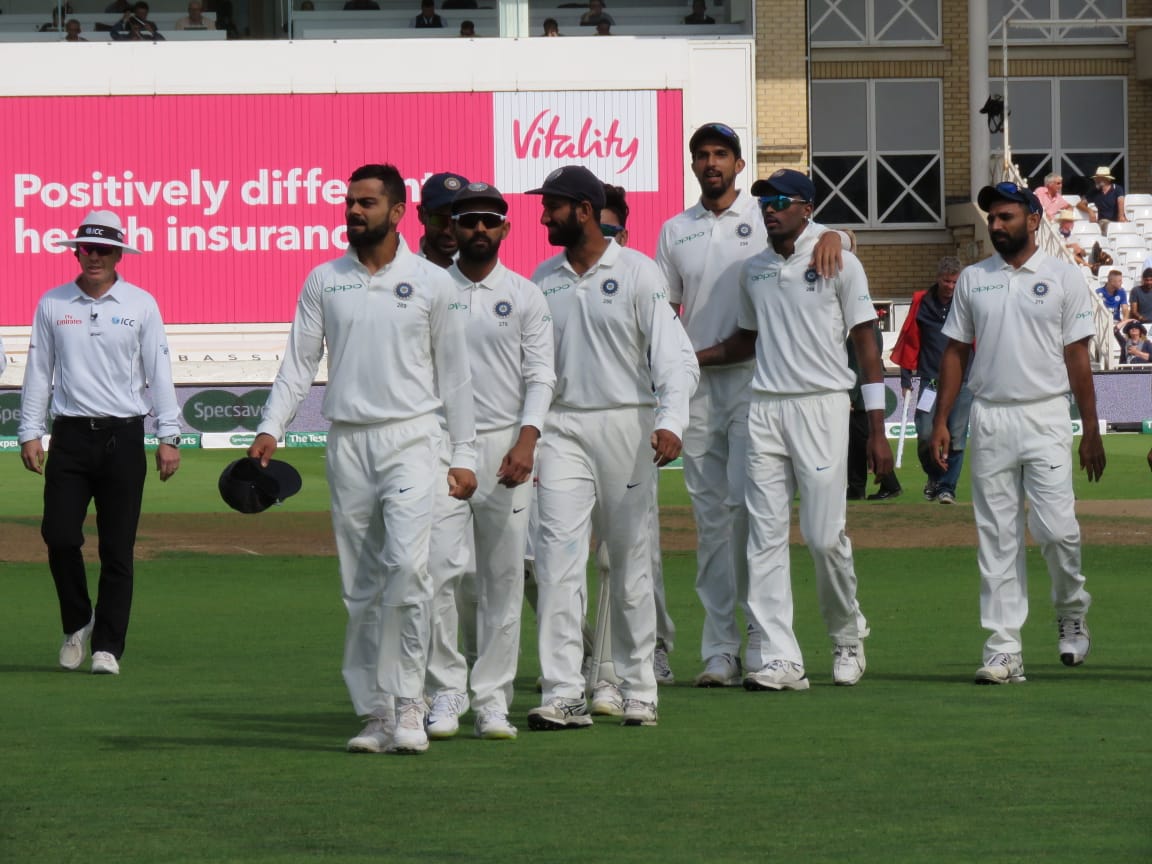 Team India dedicates the Trent Bridge victory to Kerala flood victims