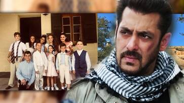 Salman Khan Katrina Kaif celebrated eid at Bharat sets