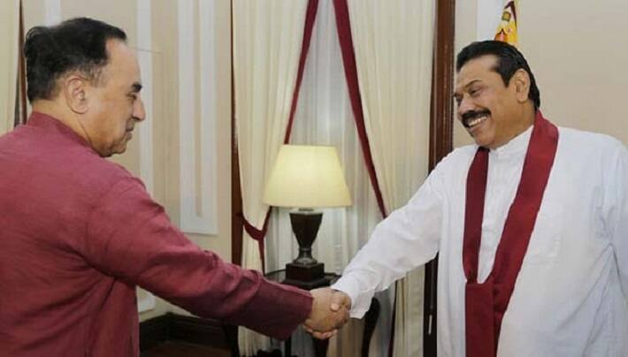 Subramanian Swamy meets Rajapaksa