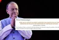 Arun Jaitley Raya Sabha finance minister india President Ram Nath Kovind