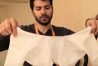 Varun Dhawan stitches perfect blouse for Sui Dhaaga watch Video