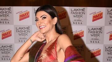 Sushmita Sen walks the runway for Sunita Shanker