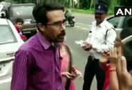 Man claiming to be a brother in law of Chief Minister Shivraj Singh Chouhan created ruckus near Vidhan Sabha in Bhopal