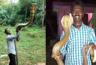 Kerala flood victims snakes expert Vava Suresh rescue landslide rainfall Video