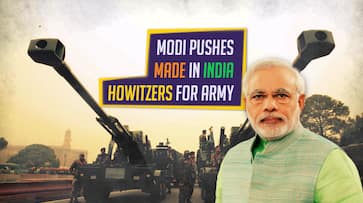 Narendra Modi Make in India Army artillery guns ATAGS howitzers defence