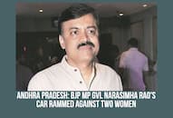 Andhra Pradesh BJP MP GVL Narasimha Rao one dead other injured Video