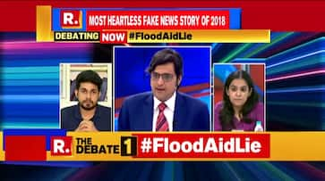 Kerala floods troll Arnab Goswami fake news Republic TV India