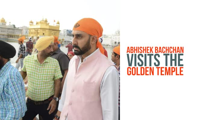 Manmarziyaan star Abhishek Bachchan visits Golden Temple