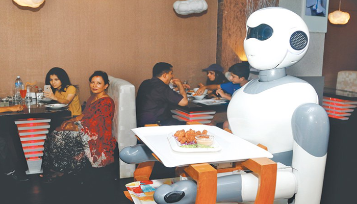 In A First, Nepal's Restaurant Uses Robots As Waiters