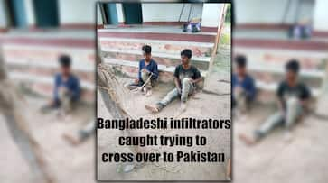 Bangladeshi arrested intelligence bureau search operations LoC BSF