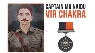 Captain MD Naidu  Vir Chakra Courage under fire  pakistan  1965 war