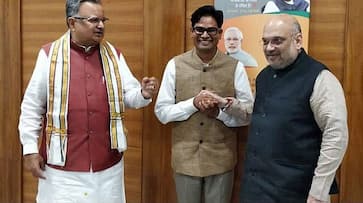 Former collector of Raipur OP Choudhary joins BJP