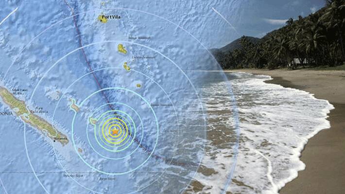 Powerful Earthquake... small tsunami waves