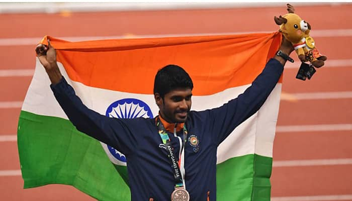 Asian Games 2018 Jinson Johnson wins gold in mens 1500m event