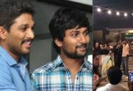 Telugu stars Nani-Allu Arjun sing, dance at their best friend's wedding