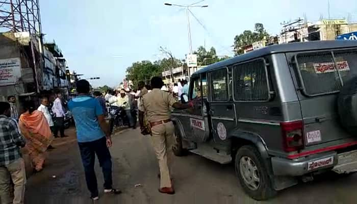 Karnataka Local Body Elections Fight Between Congress JDS Workers in Yadgir