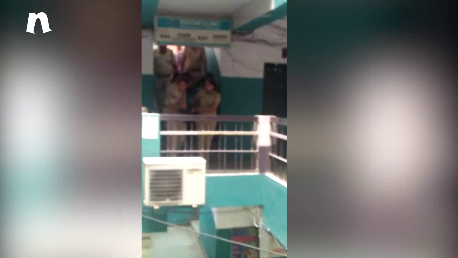 SUICIDE ATTEMPT MALL FARIDABAD HARYANA RESCUED