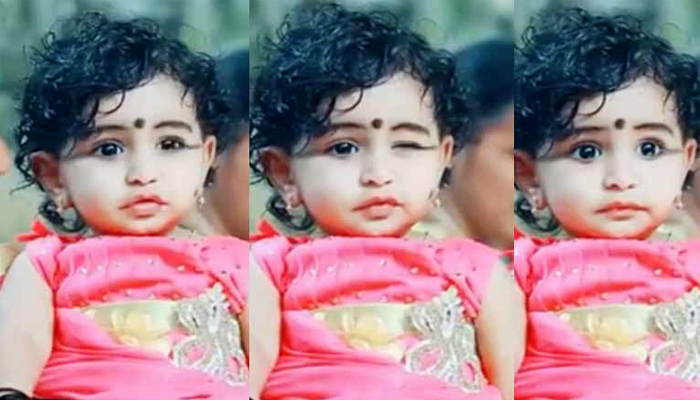 cute baby viral in social media