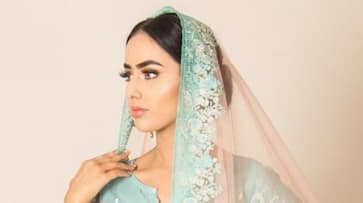 Miss England 2018 Sara Iftekhar hijab beauty pageant ramp walk