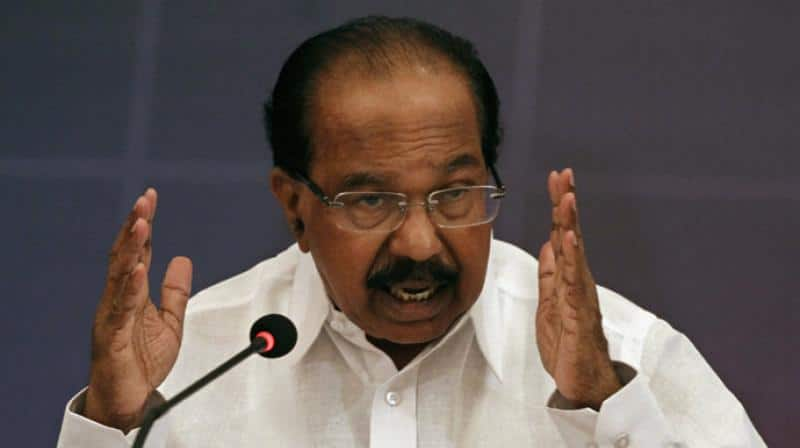 Congress will win in Karnataka with a huge majority Says Veerappa Moily gvd