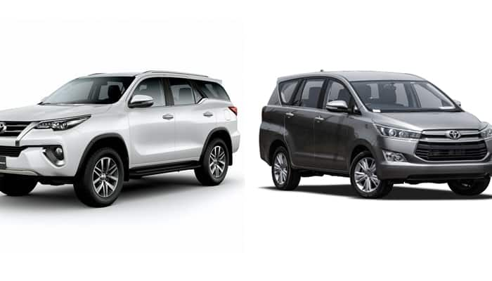 Toyota fortuner and innova crysta updated