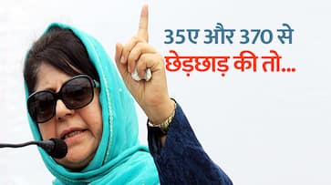 Mehbooba Mufti threaten centre over 35A and article 370