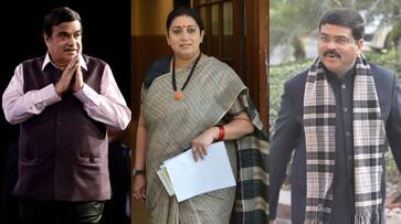 Narendra Modi Lok Sabha elections report cards Nitin gadkari Smriti Irani