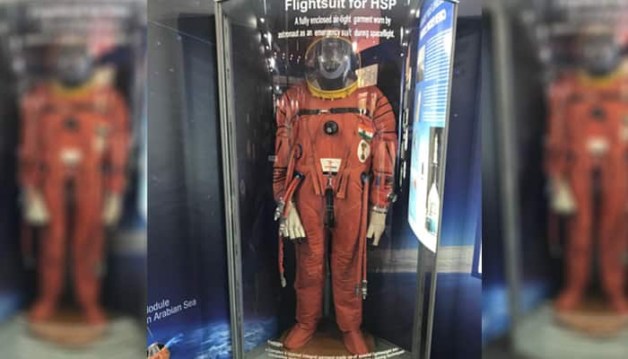 Space suit for Gaganyan unveild by ISRO