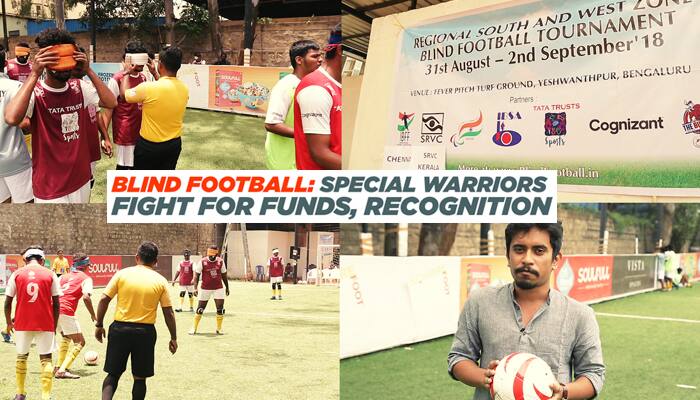 Blind football special warriors fight for funds, recognition