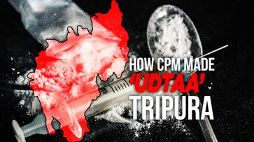 Tripura Biplab Kumar Deb Manik Sarkar drugs BJP terror CPM Agartala