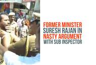 Bharat Bandh Former minister Suresh Rajan sub inspector protest Tamil Nadu DMK Video