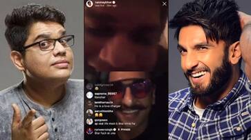 Ranveer Singh and Tanmay Bhat Instagram live video call