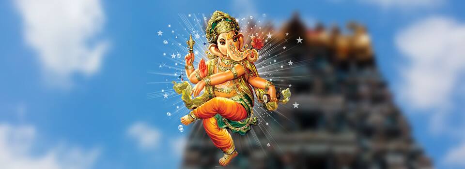 Where do you want to go to the Vinayagar Chaturthi festival to worship Ganesha? dee