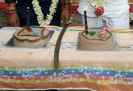 Karnataka: Rowdy celebrates birthday sword cake