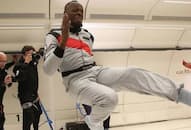 Usain Bolt sprints in zero-gravity, wins race in space