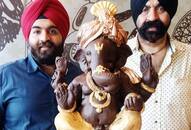 Ganesh Chaturthi chocolate ganesha milk immersion Ludhiana bakery